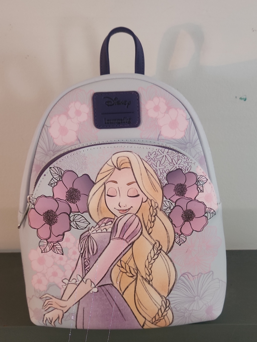 Disney Rapunzel Loungefly Mini Backpack - Pink, Purple, Blonde